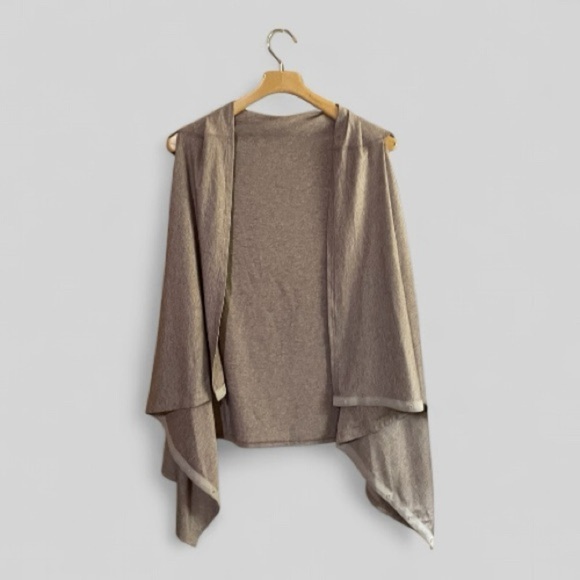 Women's Athleta OM Wrap/Scarf/Gator Asymmetric Jacket/Vest - Picture 4 of 8